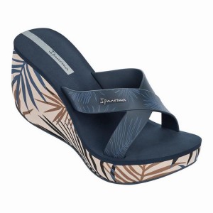Chanclas Ipanema X Wedge Mujer Azules | 97536UERZ