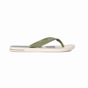 Chancletas Ipanema 10 Palm Hombre Beige Verde | 13490HWQG