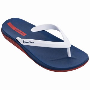 Chancletas Ipanema Ana Lapa Hombre Azules Blancas | 19587HPOS