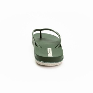 Chancletas Ipanema Ana Lapa Hombre Verde Beige | 31467NCGE