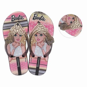 Chancletas Ipanema Barbie Estilo Niños Negras Doradas Rosas | 52643ACSW
