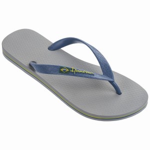Chancletas Ipanema Brasil Classic II Ad Hombre Gris Azules | 82530MLJI