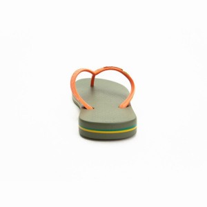 Chancletas Ipanema Brazil Niños Verde Naranjas | 04269TOUY