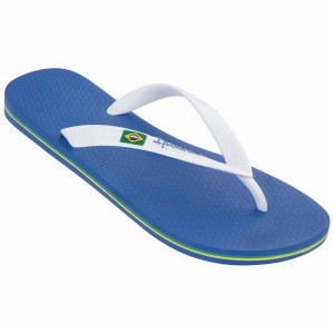 Chancletas Ipanema Classic Brazil II Hombre Azules Blancas | 15496DFEU