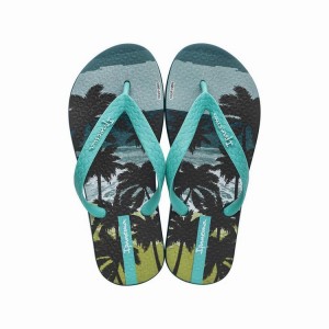 Chancletas Ipanema Classic VIII Niños Azules Verde | 82971JBWK