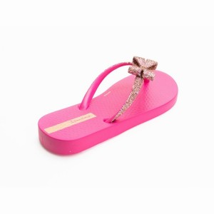 Chancletas Ipanema Glitter IV Niños Rosas Doradas | 01632ABKQ
