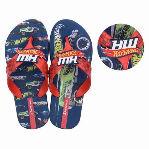 Chancletas Ipanema Hot Wheels Tyre Niños Azules Rojas | 76258GCUX