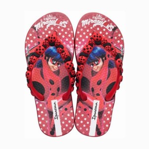 Chancletas Ipanema Ladybug Niños Rojas Negras | 80243EHKI