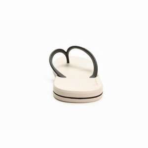 Chancletas Ipanema Posto 10 Hombre Beige Negras | 82607JEFA