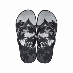 Chancletas Ipanema Posto 10 Temas Hombre Negras | 76145GJRX