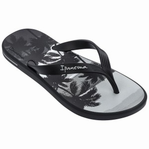 Chancletas Ipanema Posto 10 Temas Hombre Negras | 45869TQZP