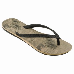 Chancletas Ipanema RJ Hombre Negras Beige | 14530MFPG
