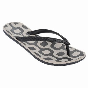 Chancletas Ipanema RJ Hombre Negras Gris | 52416WETF