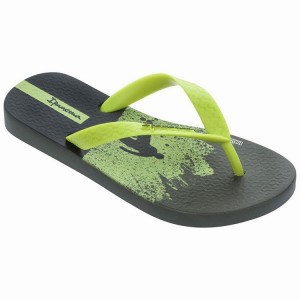 Chancletas Ipanema Temas IX Niños Verde Amarillo | 69305IEUF