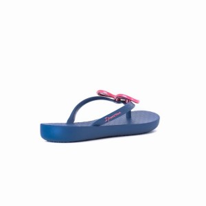 Chancletas Ipanema Wave Heart Niños Azules Rosas | 13645HSKI